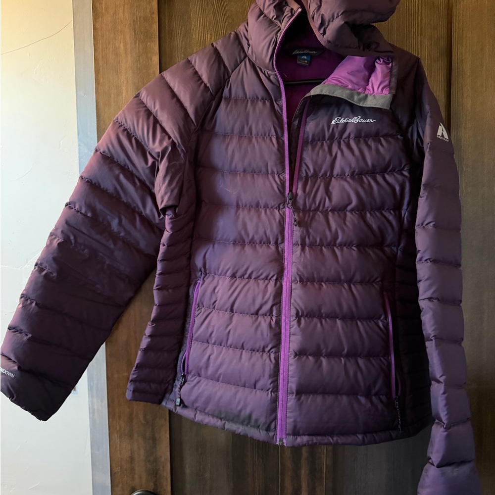 Eddie Bauer First Ascent StormDOWN 800 Women's Plum Puffer Jacket